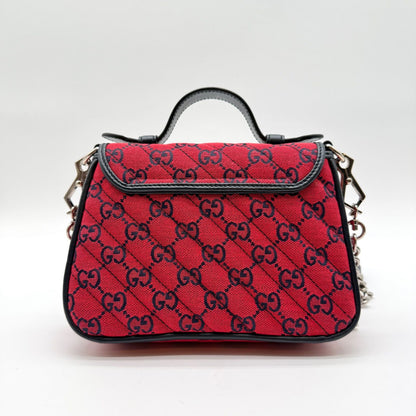 Gucci GG Marmont Canvas Top Handle — view 2