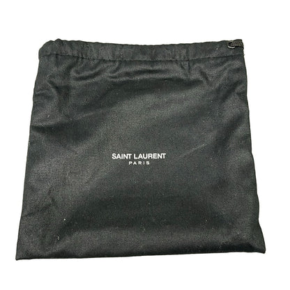 Saint Laurent Paris Trifold Wallet Pink Gold Leather — view 6