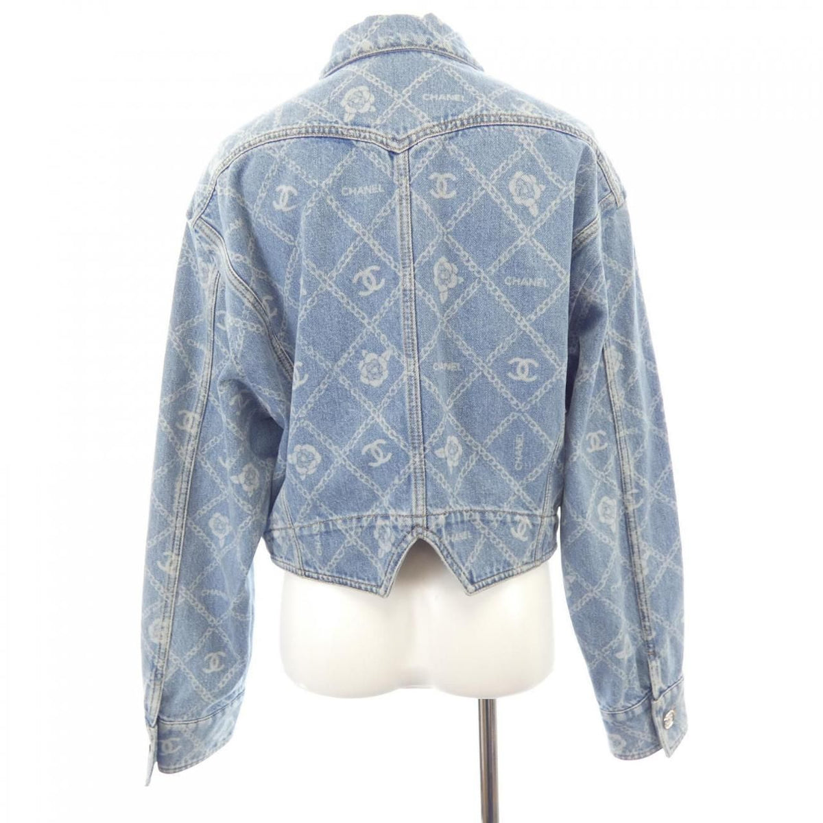 Chanel Denim Jacket Blue — view 2