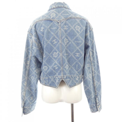 Chanel Denim Jacket Blue — view 2