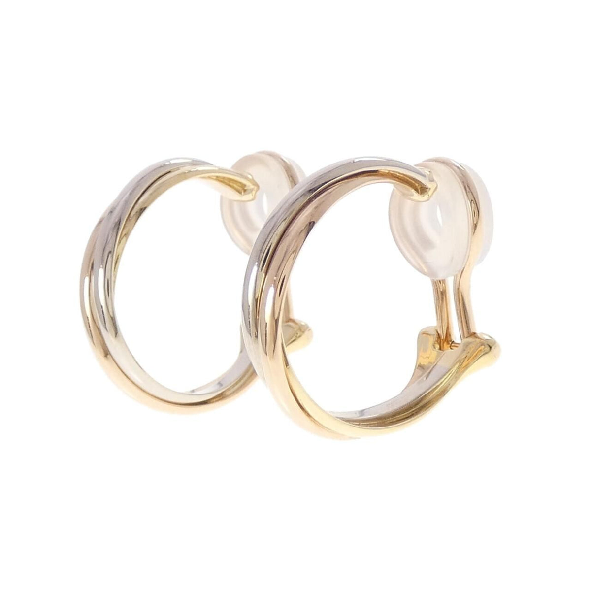 Cartier Trinity Earrings Gold — view 2
