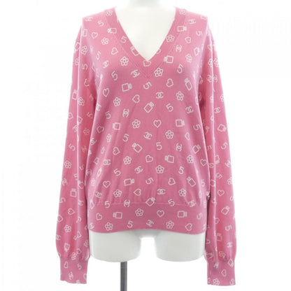 Chanel 23C Knit Sweater White