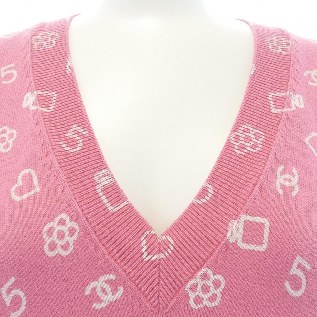 Chanel 23C Knit Sweater White — view 6