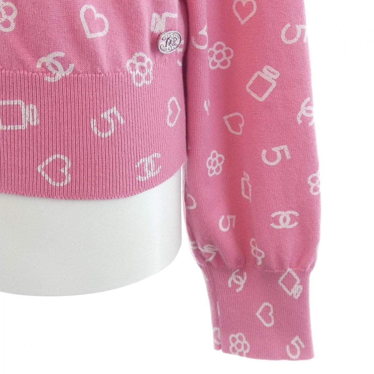 Chanel 23C Knit Sweater White — view 7