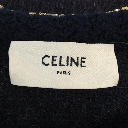 Celine Collarless Jacket Blue — view 4