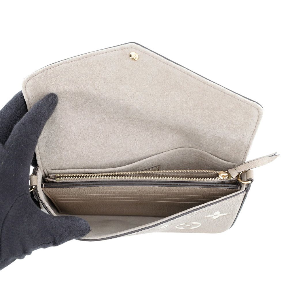 Louis Vuitton Chain Wallet Monogram Empreinte Pochette Felicie Shoulder Bag — view 5