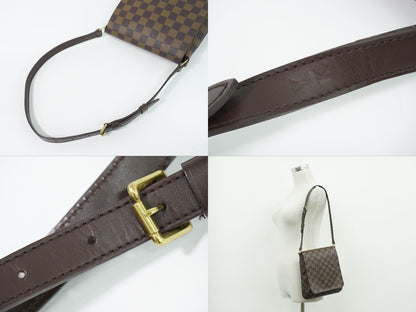 Louis Vuitton LV Musette Salsa Short Damier Ebene Shoulder Bag Brown — view 6