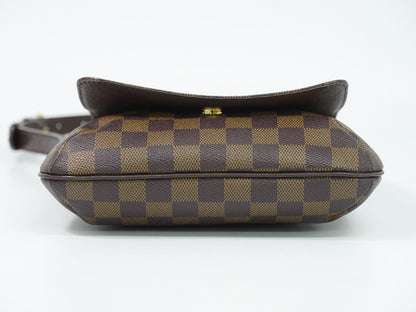 Louis Vuitton LV Musette Salsa Short Damier Ebene Shoulder Bag Brown — view 3