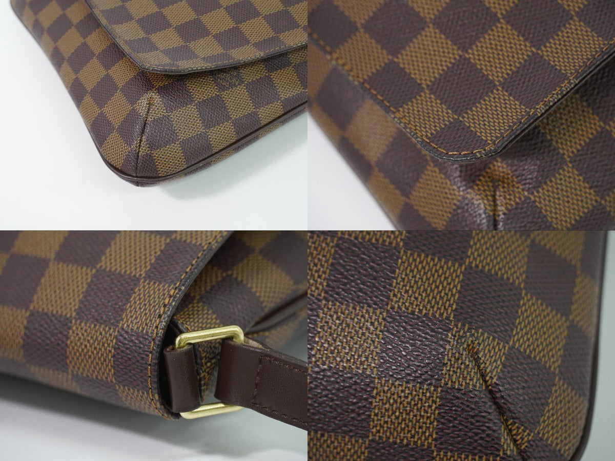 Louis Vuitton LV Musette Salsa Short Damier Ebene Shoulder Bag Brown — view 7