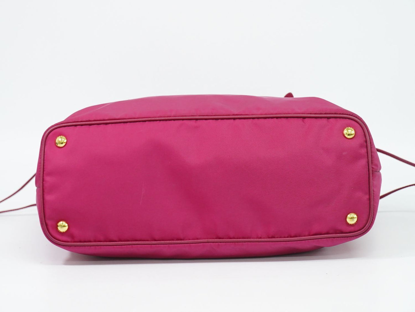 Prada Nylon Shoulder Bag Tote Pink — view 3