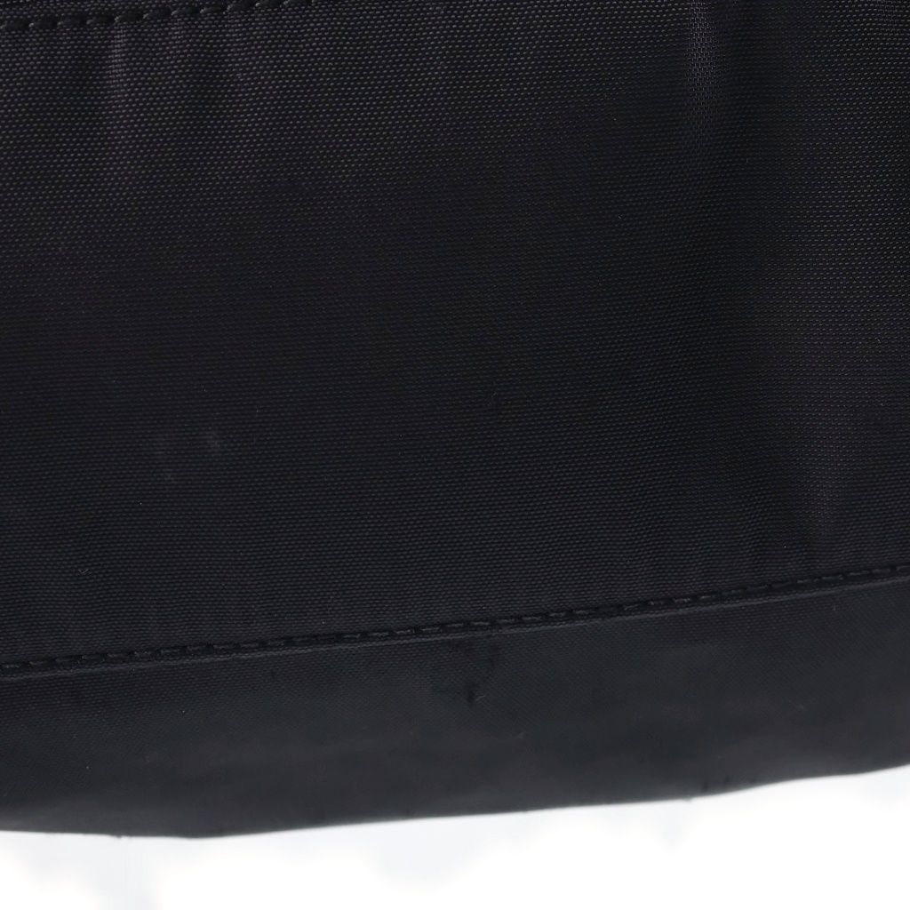 Balenciaga Logo Embroidery Nylon Backpack Black — view 6