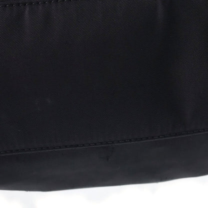 Balenciaga Logo Embroidery Nylon Backpack Black — view 6