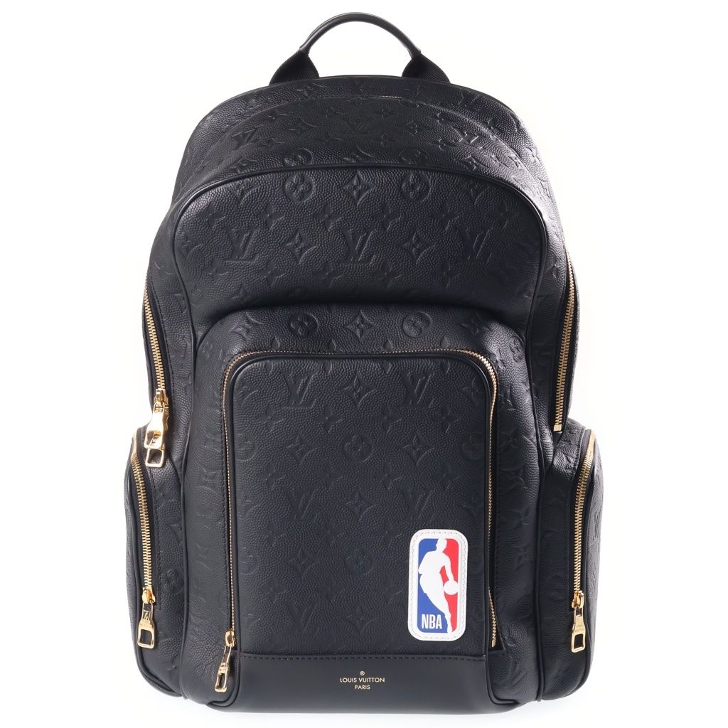 Louis Vuitton Nba Collaboration Monogram Empreinte Basket Backpack Black Leather