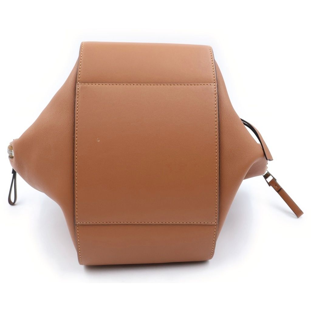 Loewe Hammock Small Shoulder Bag 2-Way Brown Leather — view 4