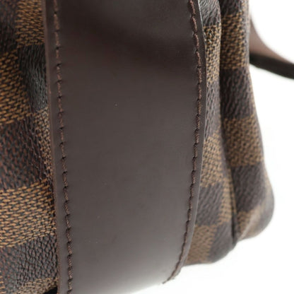 Louis Vuitton Damier Naviglio Shoulder Bag Leather Brown — view 6