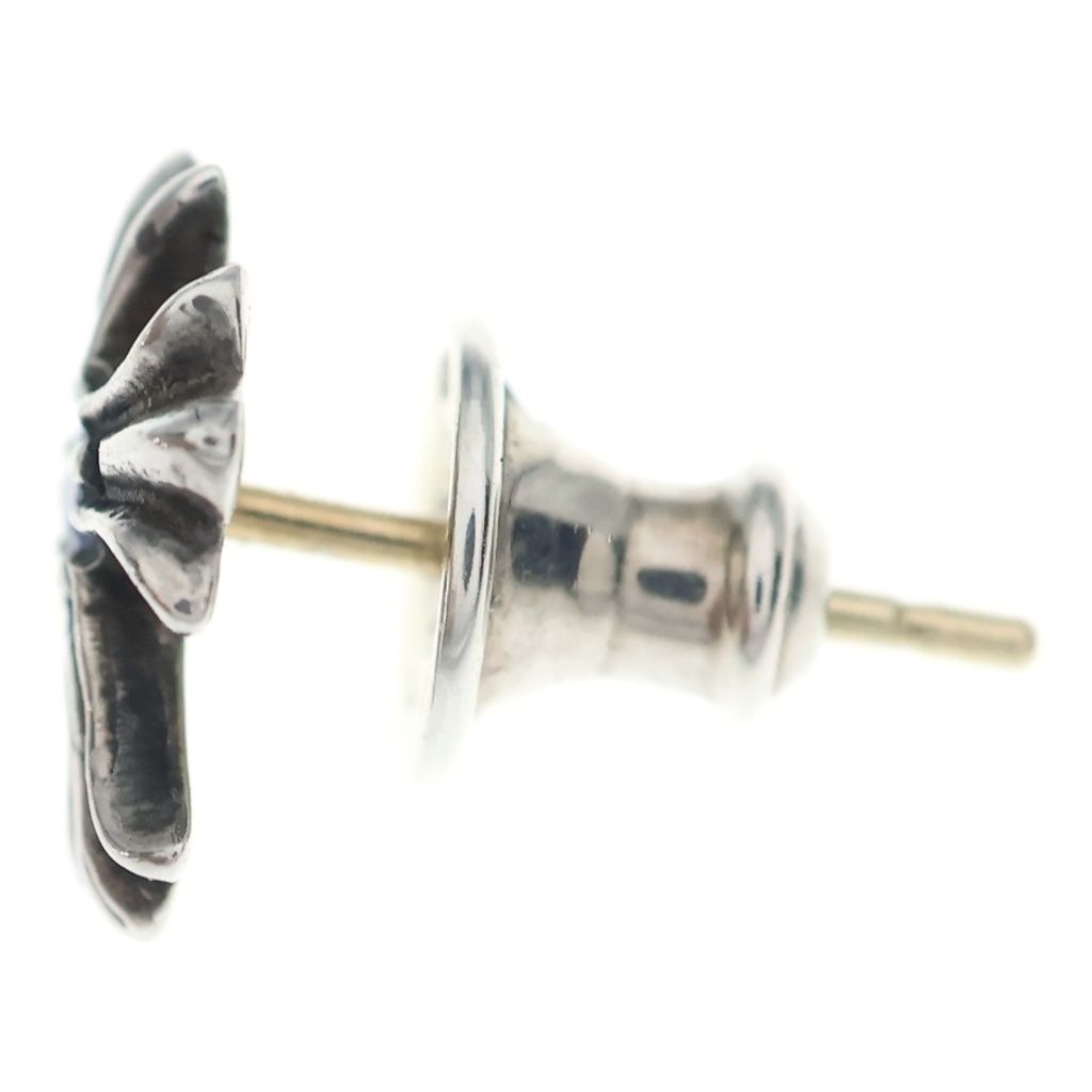 Chrome Hearts No2 CH Cross Stud Earrings Silver — view 3
