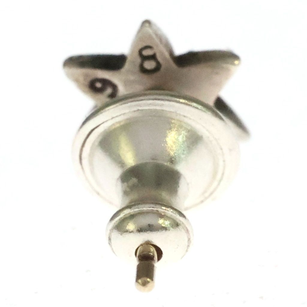 Chrome Hearts CO Star Stud Earrings Silver — view 2