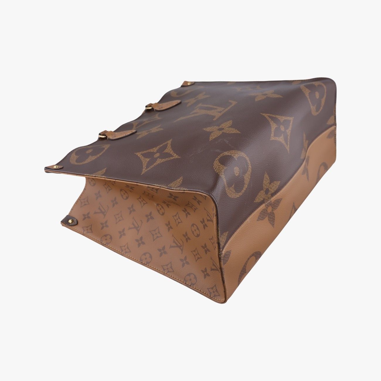 Louis Vuitton On The Go GM Monogram Brown Canvas Tote Bag — view 5