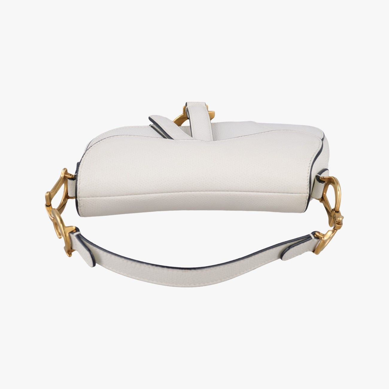 Dior Saddle White Leather Shoulder Bag — view 8