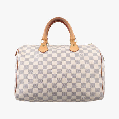 Louis Vuitton Speedy 30 Azur Damier Canvas Handbag