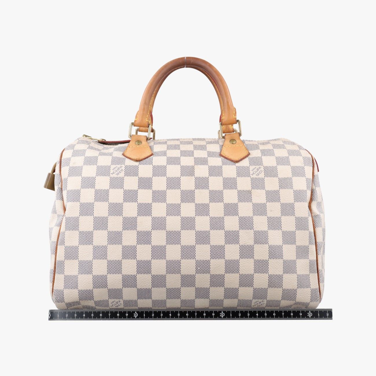 Louis Vuitton Speedy 30 Azur Damier Canvas Handbag — view 2