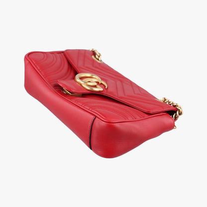 Gucci GG Marmont Red Leather — view 4