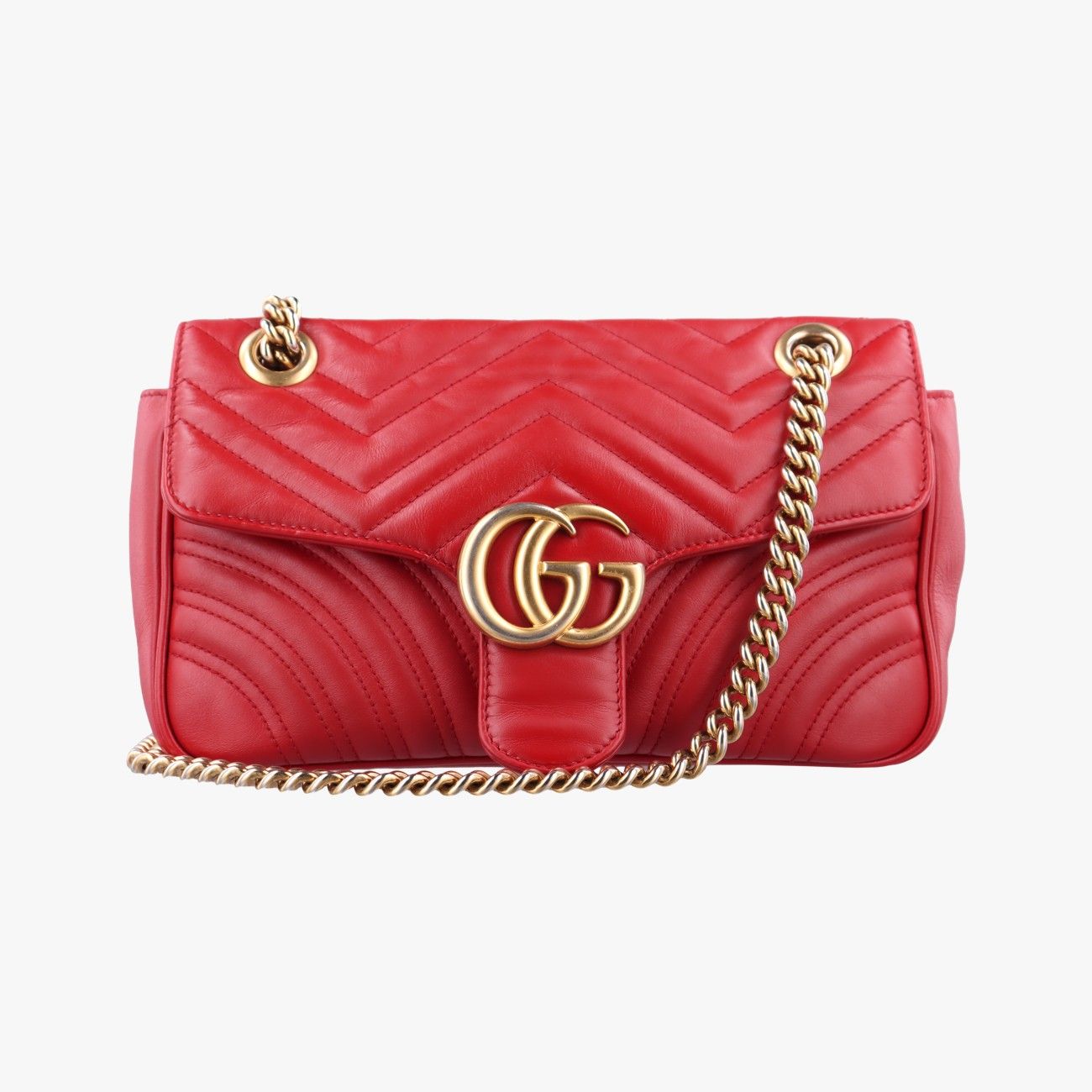Gucci GG Marmont Red Leather