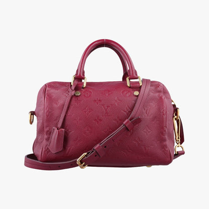 Louis Vuitton Speedy Bandouliere 25 Aurore Monogram Empreinte Handbag