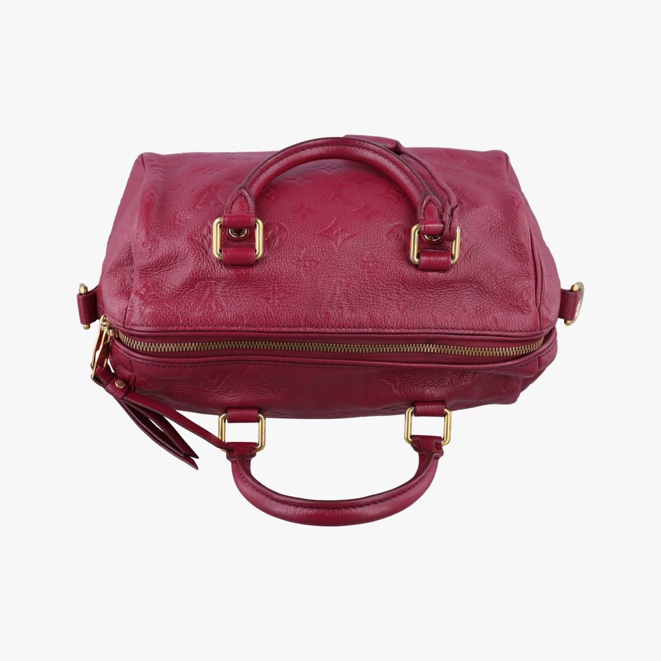 Louis Vuitton Speedy Bandouliere 25 Aurore Monogram Empreinte Handbag — view 8