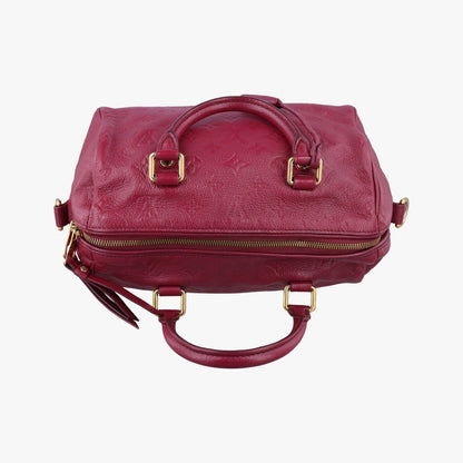 Louis Vuitton Speedy Bandouliere 25 Aurore Monogram Empreinte Handbag — view 8