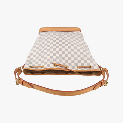 Louis Vuitton Noe Azur Damier Canvas Bucket Bag — view 8