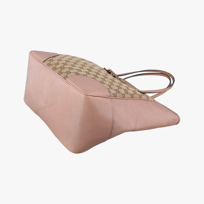 Gucci Bree Beige Pink Canvas Leather — view 4