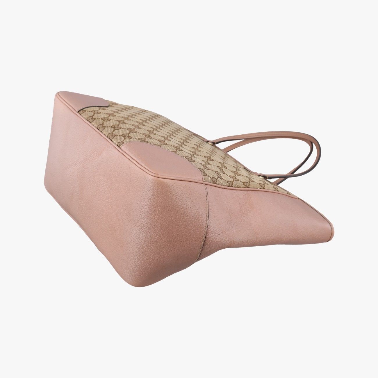 Gucci Bree Beige Pink Canvas Leather — view 6
