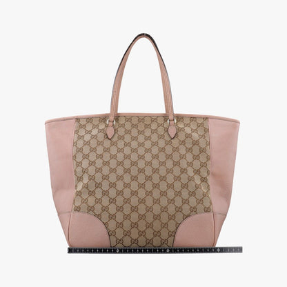 Gucci Bree Beige Pink Canvas Leather — view 2