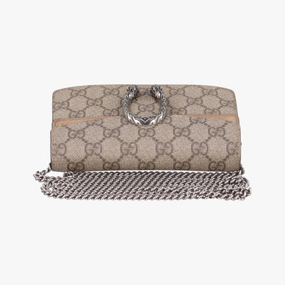 Gucci Dionysus Brown Canvas Suede Shoulder Bag — view 8