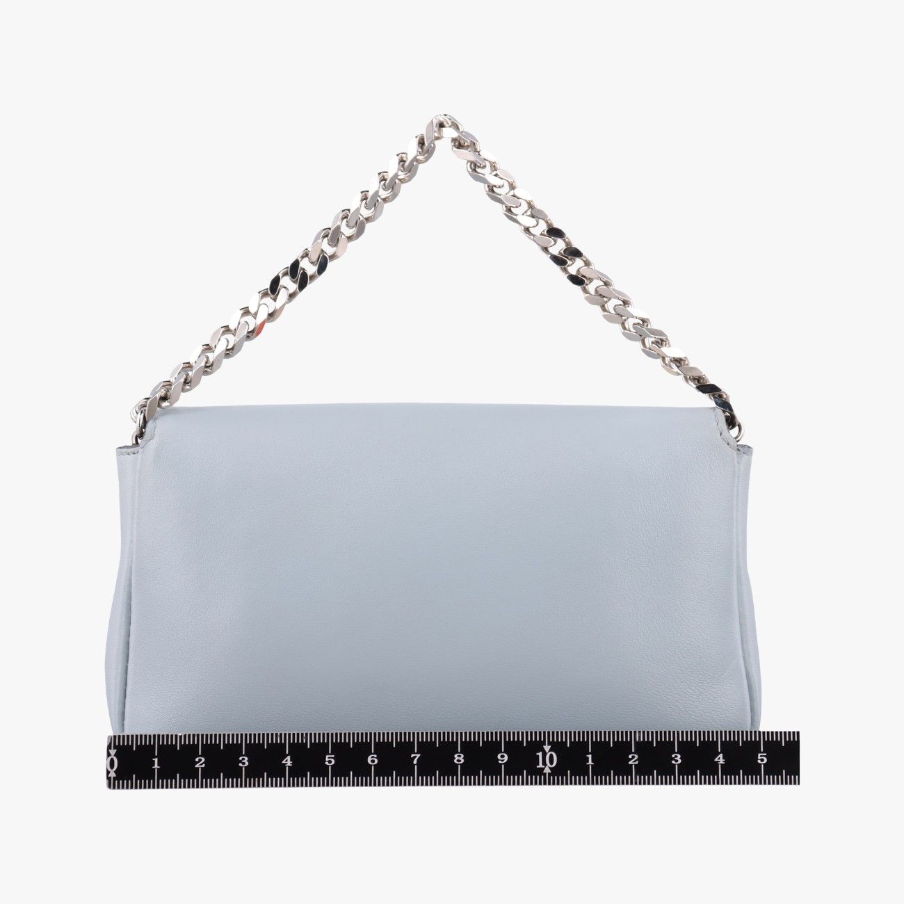 Fendi Monster Star Micro Bucket Gray Blue Leather — view 2