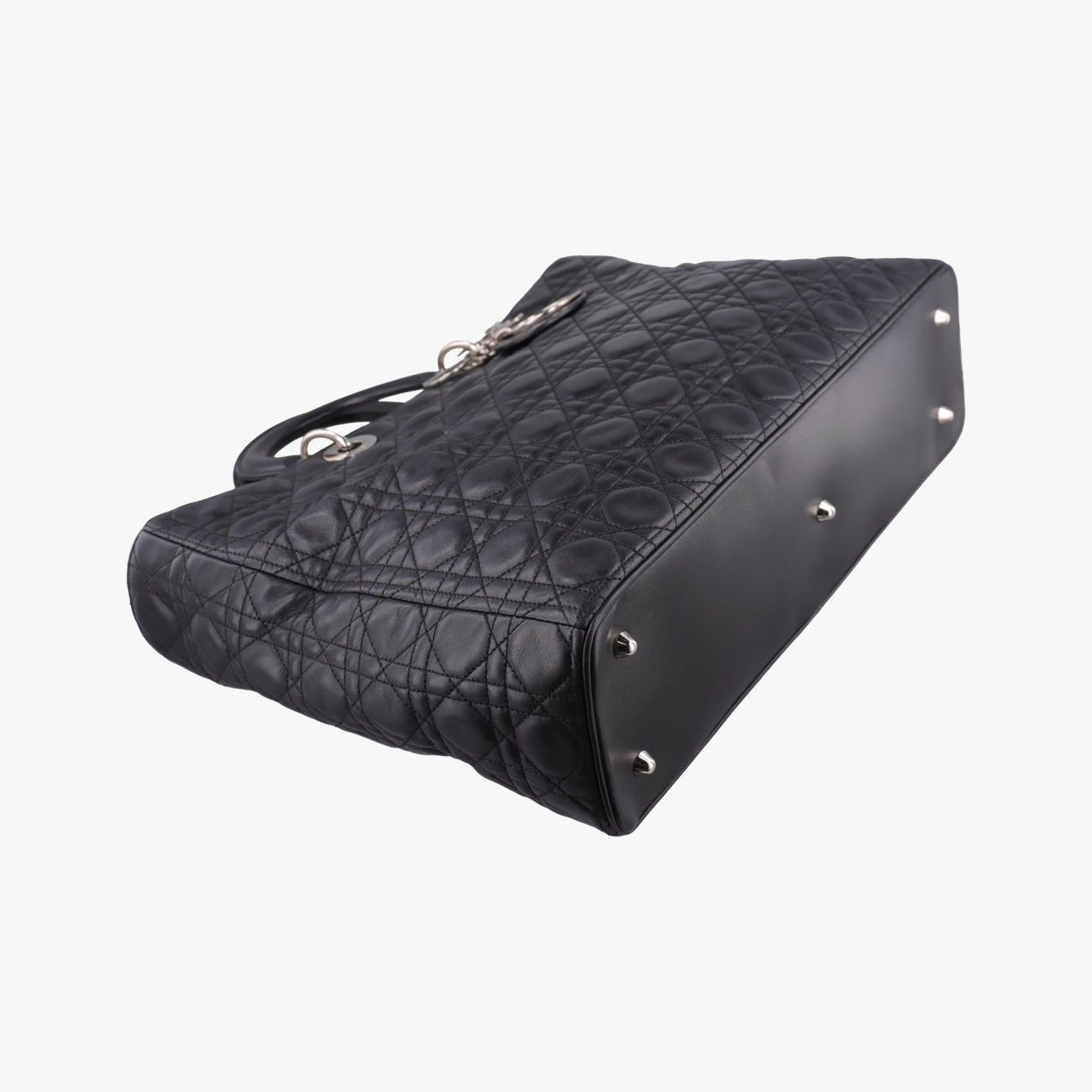 Dior Lady Black Lambskin Handbag — view 5