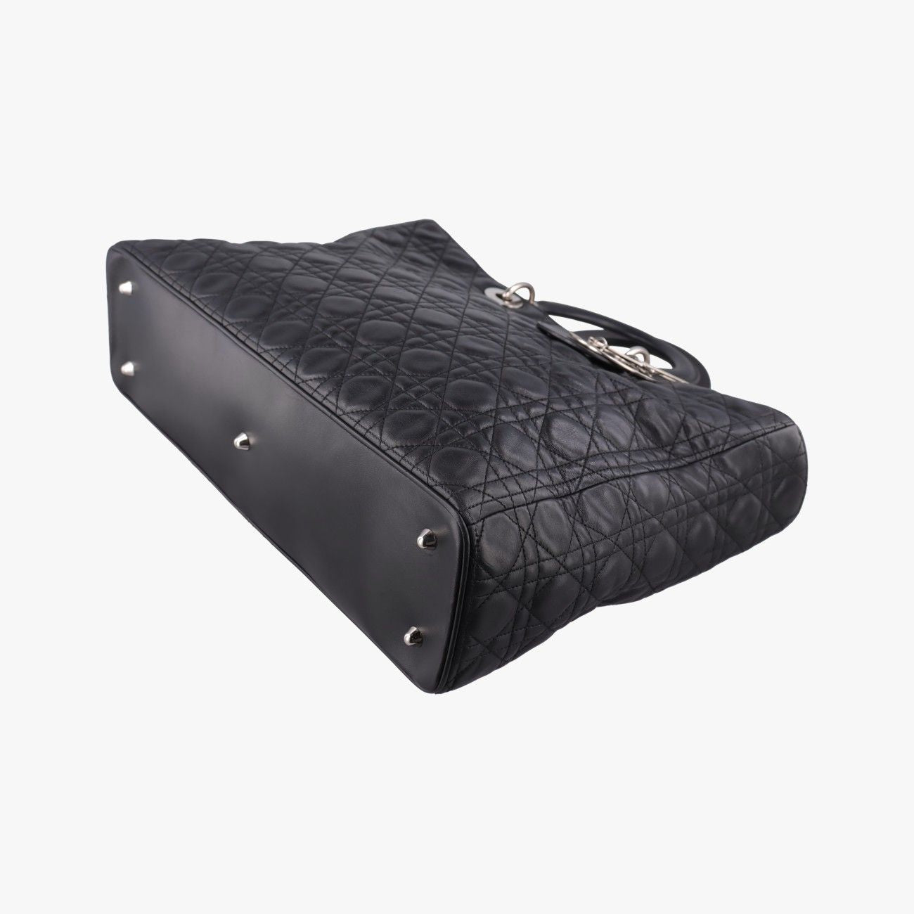 Dior Lady Black Lambskin Handbag — view 4