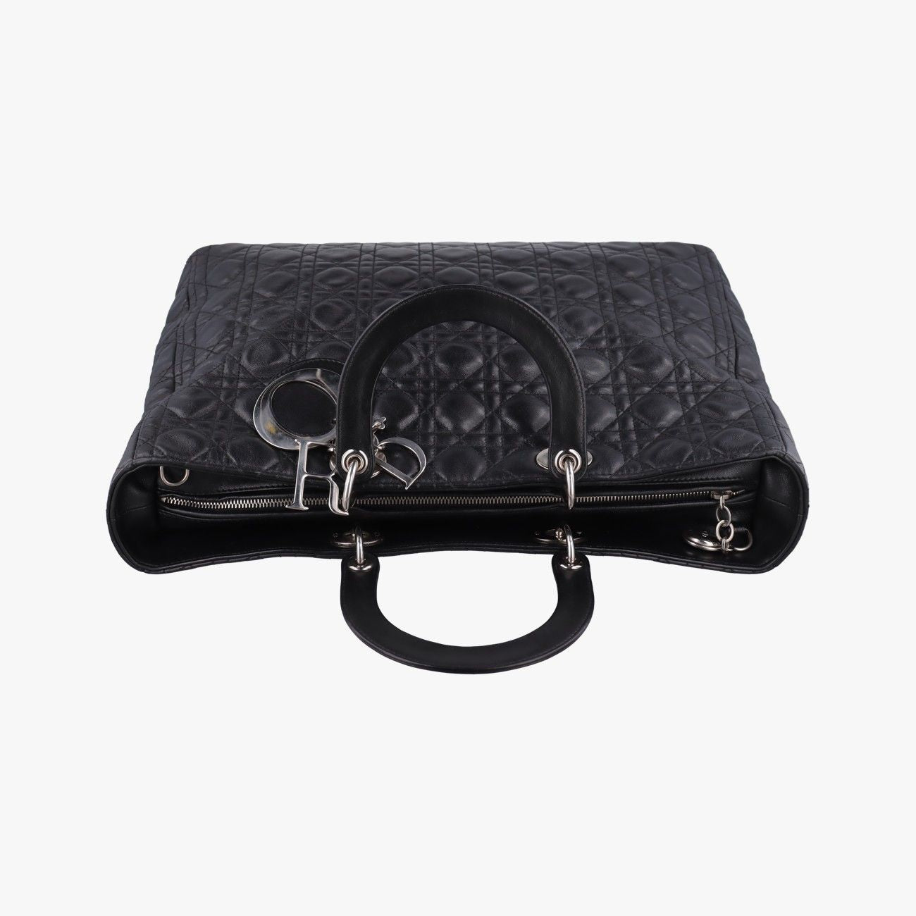 Dior Lady Black Lambskin Handbag — view 8