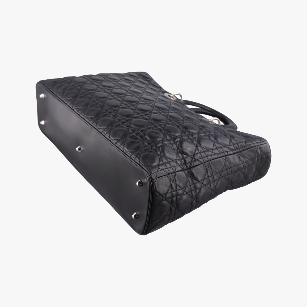Dior Lady Black Lambskin Handbag — view 6