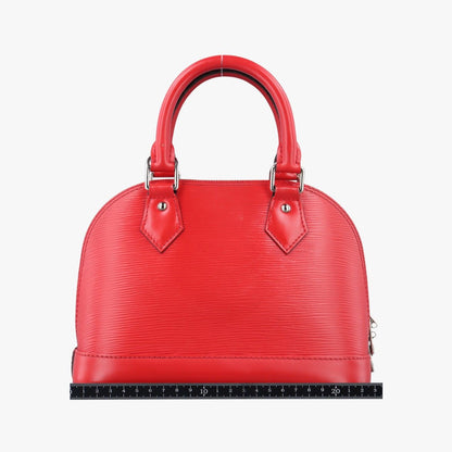 Louis Vuitton Alma BB Coquelicot Epi Handbag — view 2