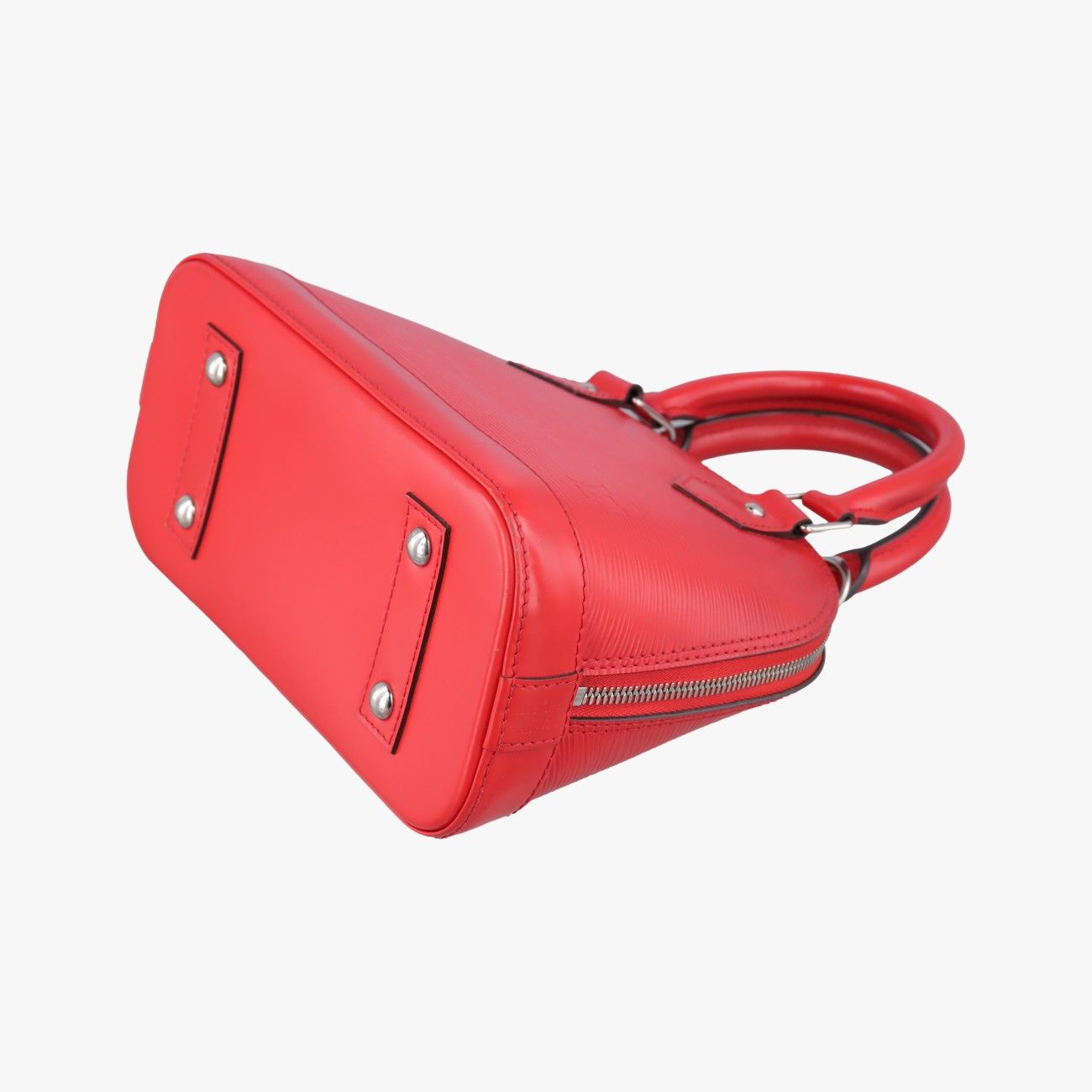 Louis Vuitton Alma BB Coquelicot Epi Handbag — view 4