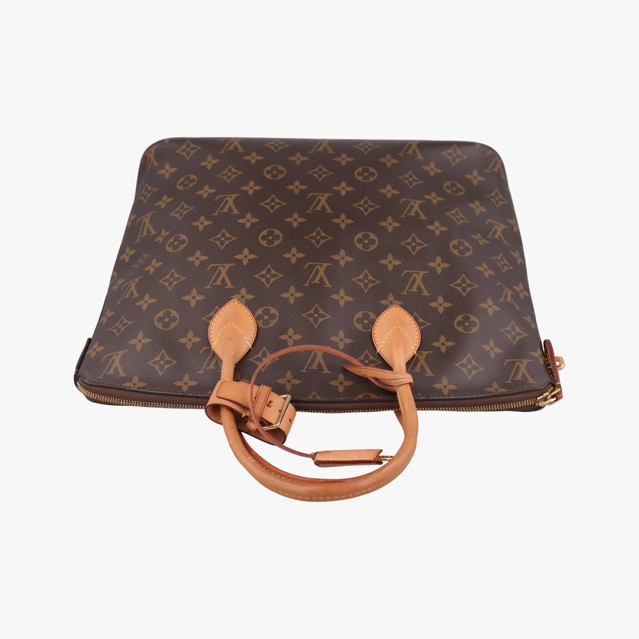 Louis Vuitton MM Monogram Brown Canvas Calf Leather — view 8