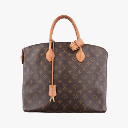 Louis Vuitton MM Monogram Brown Canvas Calf Leather