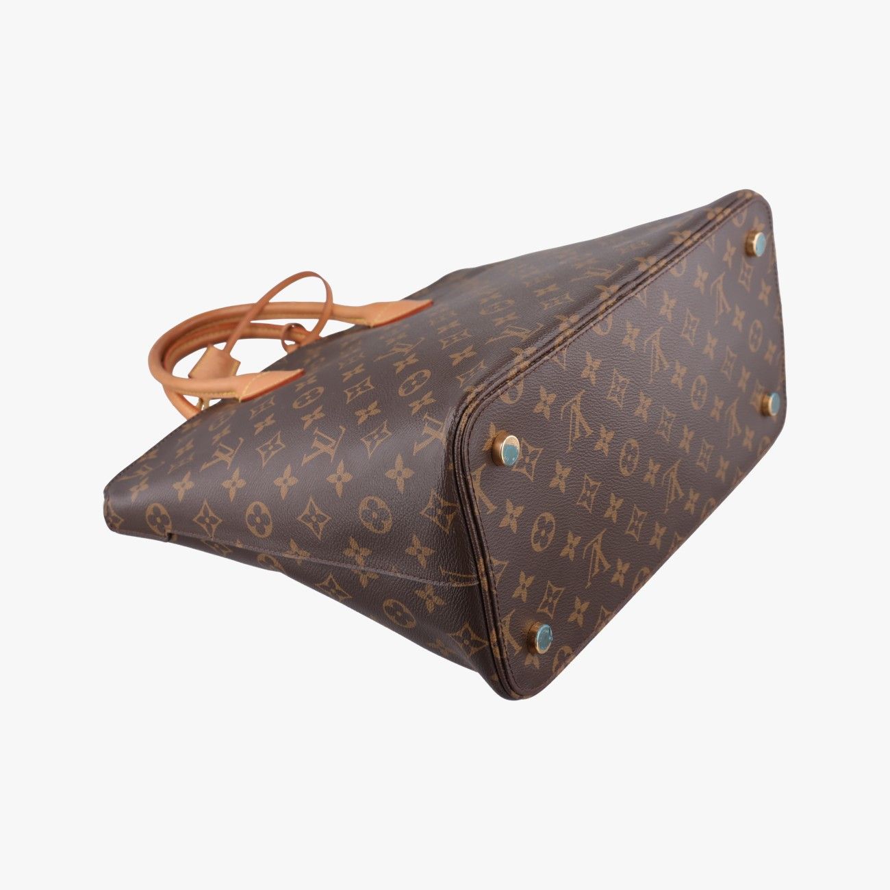 Louis Vuitton MM Monogram Brown Canvas Calf Leather — view 7