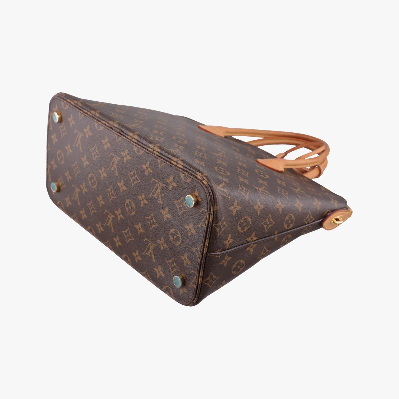 Louis Vuitton MM Monogram Brown Canvas Calf Leather — view 6