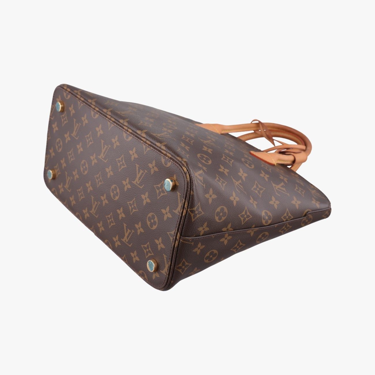 Louis Vuitton MM Monogram Brown Canvas Calf Leather — view 4