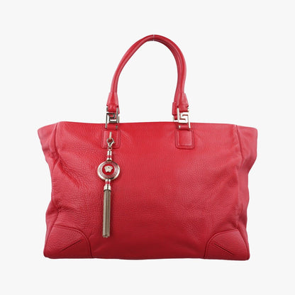 Versace Medusa Red Leather