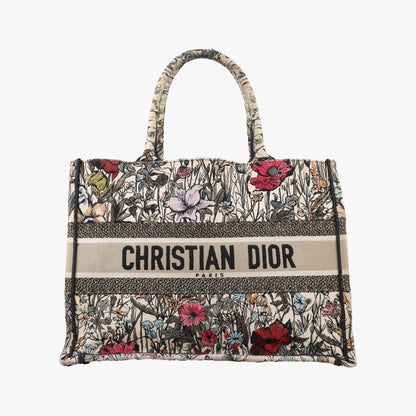 Dior Book Tote Bag Multicolor Jacquard