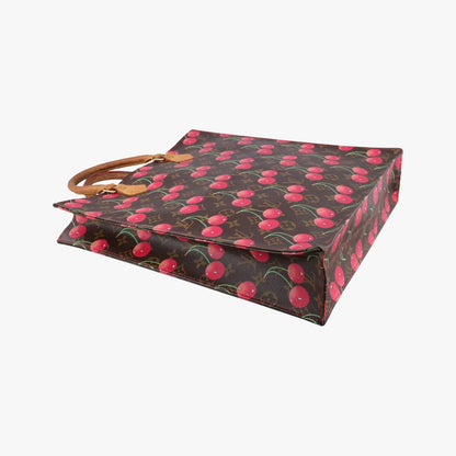 Louis Vuitton Cherry Sac Plat Brown Pattern Monogram Canvas Handbag — view 7